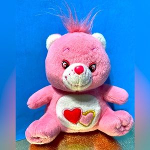 CARE BEARS VTG 2003 COLLECTIBLE LOVE-A-LOT BEAR 5.5”